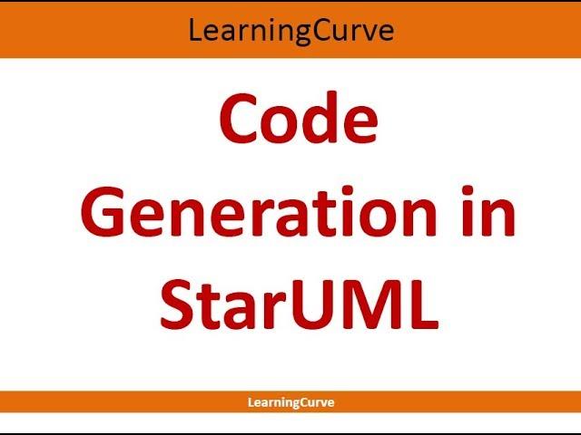 Code Generation in StarUML