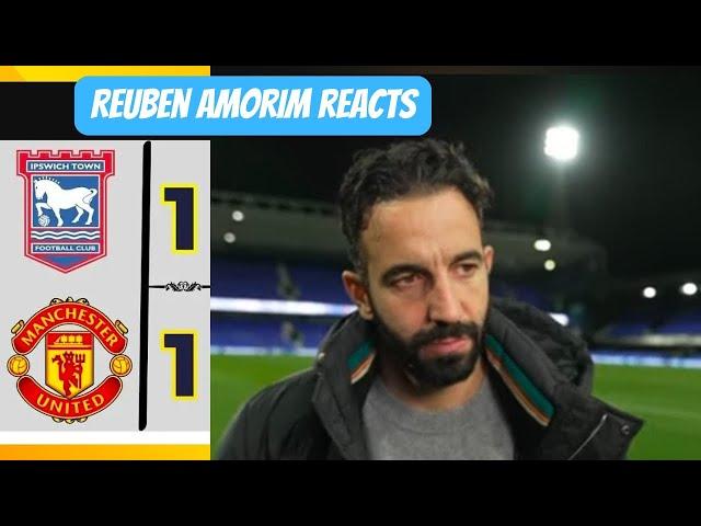 Reuben amorim reacts in Post Ipswich Match || highlights