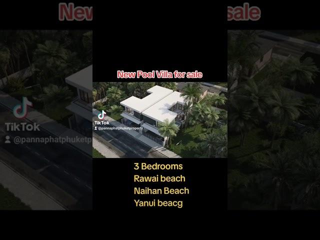 Brand new Pool Villa for sale 3 Bedrooms near rawai  beach Phuket