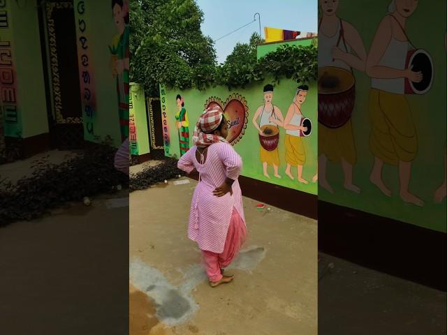Santal wall painting ️ reels video