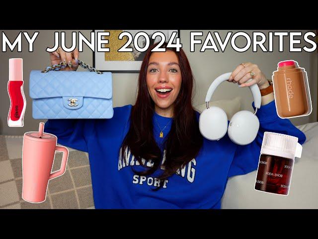 ALL OF MY JUNE 2024 FAVORITES! TECH, BEAUTY & MORE | Kenzie Scarlett