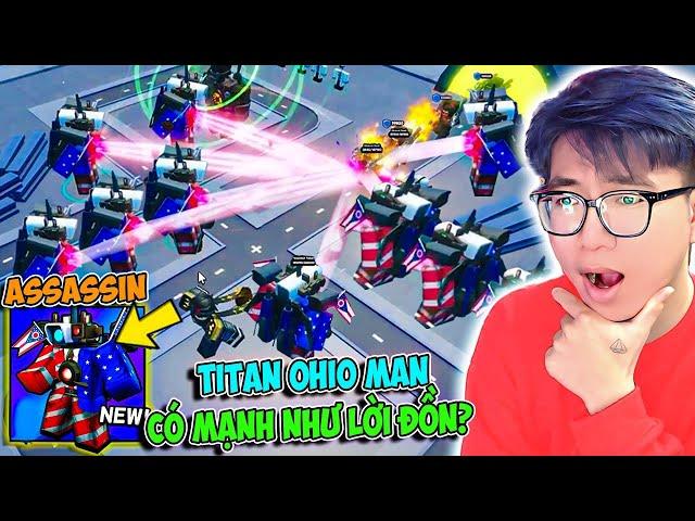 Mình Cố Gắng Phá Đảo Insane Bằng Titan Ohio Man Trong Skibidi Tower Defense Nhưng Cái Kết Lạ Lắm