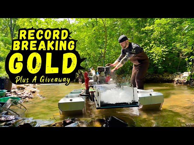 Record Breaking Gold!! The Most Gold we’ve Found in One Day, Gold Dredging for flour Gold! GiveAway!