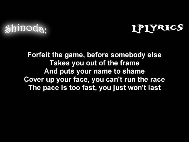 Linkin Park- Points Of Authority [ Lyrics on screen ] HD