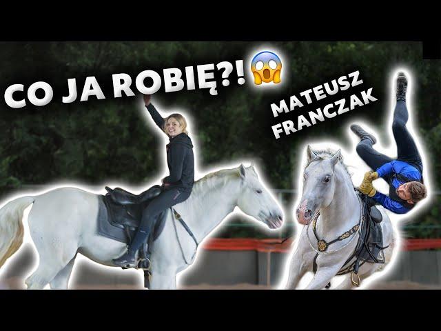 DZIEŃ Z PROriderem: Mateusz Franczak  | Woltyż francuski | Robię figury kaskaderskie? 