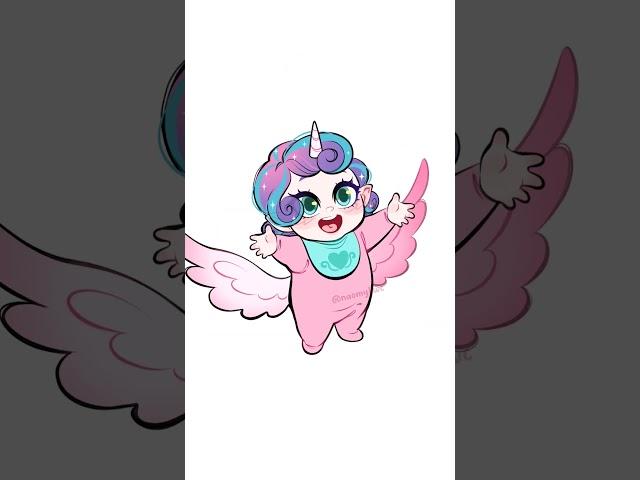  Princess Cadence & Princess Flurry Heart | How do I look? #mlp #animationmeme #digitalart