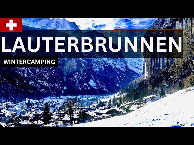 Winterwunderland Schweiz Mit 2 Kastenwagen ins Herz der Alpen ️️  Wintercamping in Lauterbrunnen