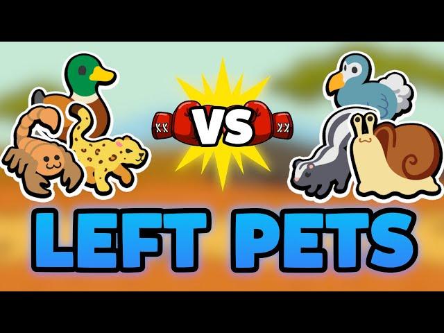 Super Auto Pets but we can only use LEFT PETS