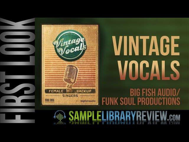 First Look: Vintage Vocals by Big Fish Audio - Funk/Soul Productions