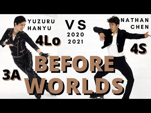 Yuzuru HANYU vs Nathan CHEN: Season 2020/21 [BEFORE WORLDS]