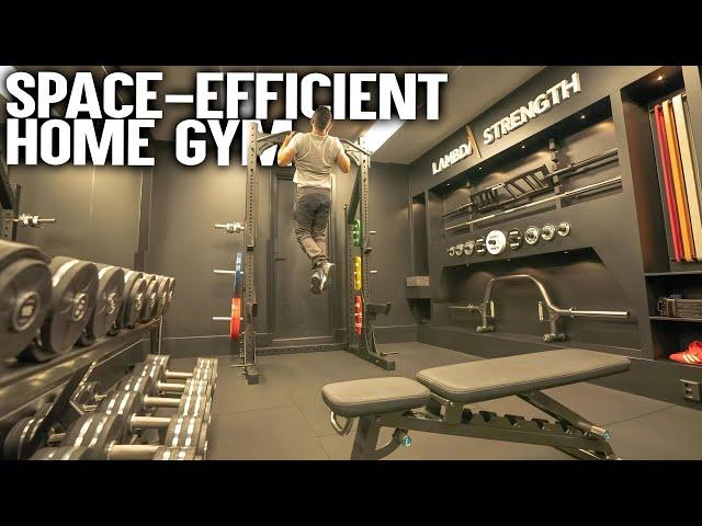 One-Car Sized Garage Gym Bat Cave Walkthrough!