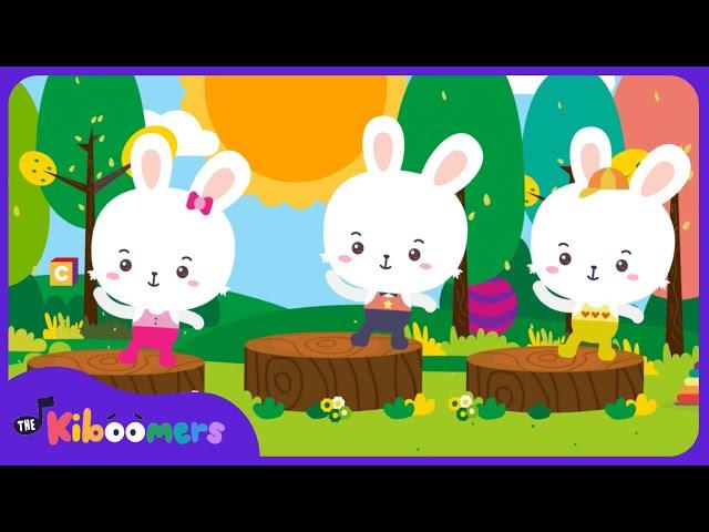 The Bunny Hop Slide  | The Kiboomers Kids Dance Songs for Easter