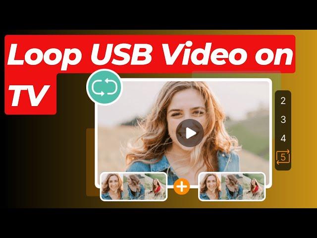 How to Loop USB Video on TV | Play Pen Drive Video in Loop on TV