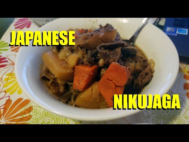 Quarantine: Yesterday's food preview, then Nikujaga Japanese beef stew for dinner via Instant Pot!