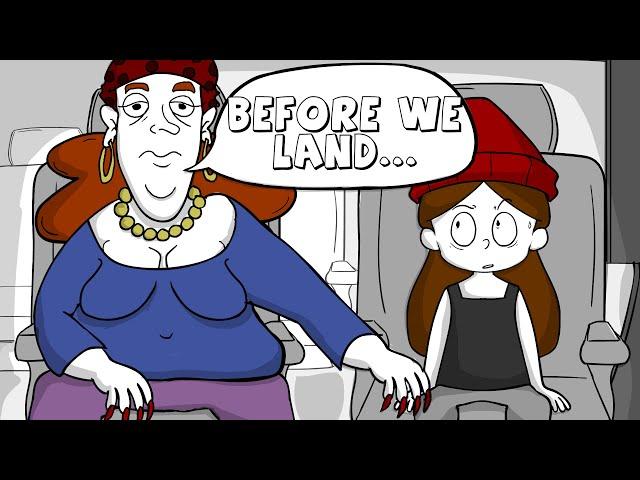 The VERY Creepy Woman On My Airplane (Story time)