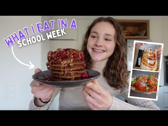 WHAT I EAT IN A SCHOOL WEEK pt.3 II vegan teen 