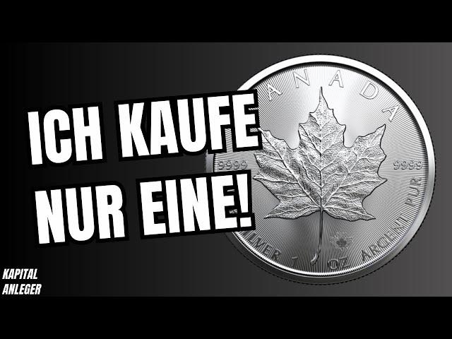 Warum ich manchmal nur EINE Münze kaufe?  Maple Leaf 1oz Silbermünze