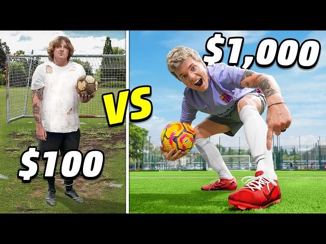 $100 Vs $1,000 Soccer! *Budget Challenge*