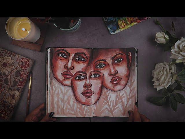 Art Journal Flip Through | Vijayta Sharma