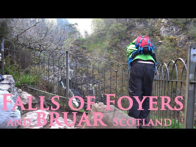 Falls of Foyers and Bruar - Scotland Highlands waterfalls- Loch Ness; Scottish Borders- Hiking vlog