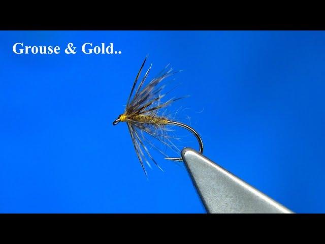 Tying a Grouse & Gold Soft Hackle Wet Fly with Davie McPhai;