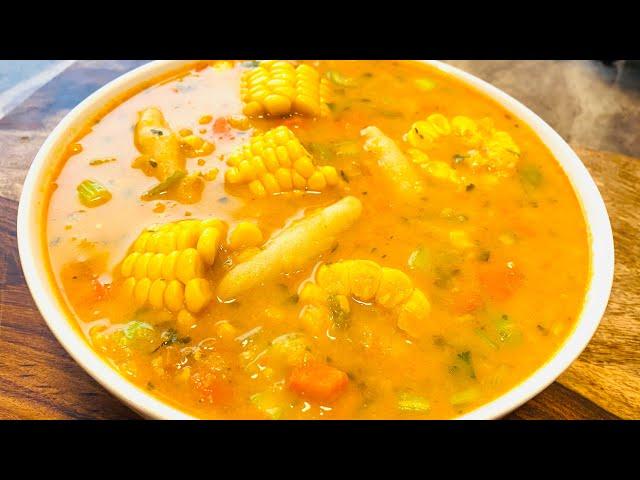 Trinidad Corn Soup Recipe | Caribbean Flavors | Trinidad | Sarika R