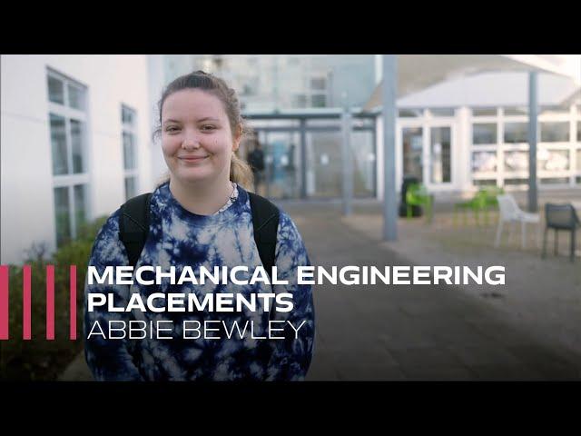 Taking a placement year with Mechanical Engineering