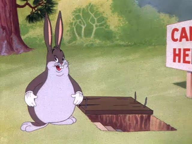 Big Chungus NO Additions Original (Looney Tunes 'Wabbit Twouble')