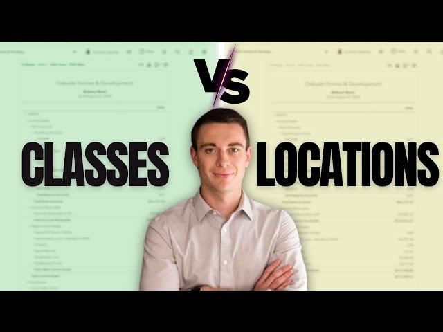 Quickbooks for Real Estate - Classes vs. Locations