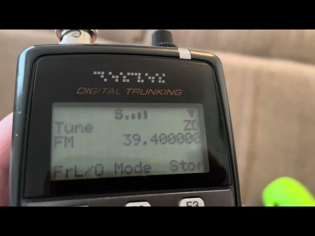 39.400 MHz FM 162.2 Hz PL California Highway Patrol “Orange 1” VHF Low Band DX 16 October 2024