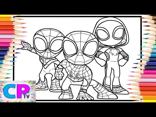 Spidey and His Friends Coloring Pages/Spidey Coloring/Rodsyk - Energy/Sergius/Horizon/COPYRIGHT FREE