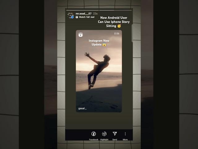 Now Android Users Can Use iPhone Story Setting || Instagram New Update || #instagram #update #reels