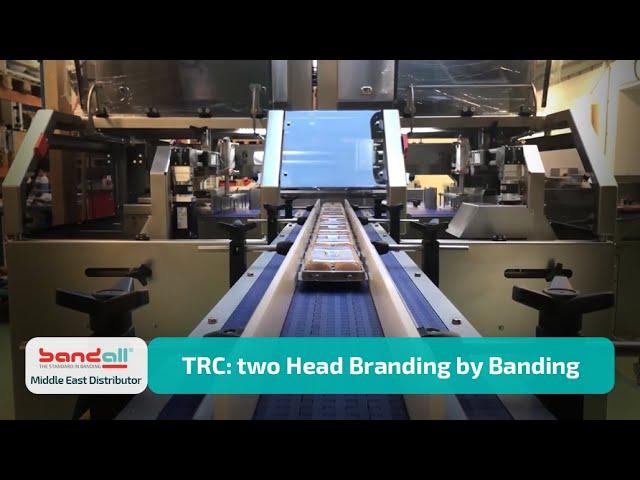 Bandall TRC series 2 head branding by banding machine