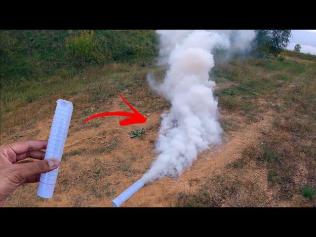 How To Make Smoke Bomb With Matchstick - Easy & Simple - Smoke Bomb Homemade