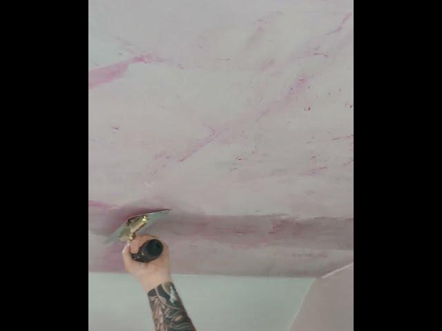 second layer VENETIAN PLASTER STUCCO KNAUF