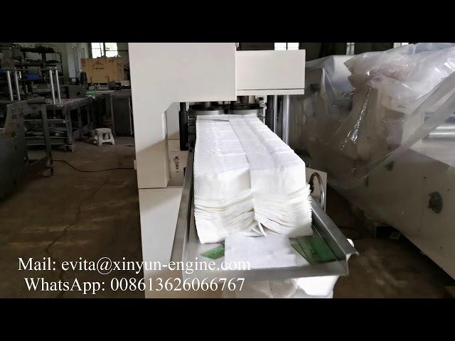 Automatic embossing restaurant dinner napkin tissue paper making machine