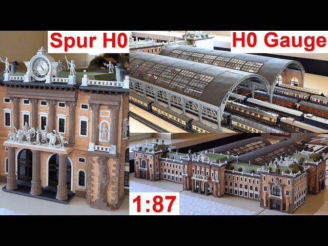 Huge H0 main station – historical model Munich – plus H0m station Filisur – Interview at EMFT