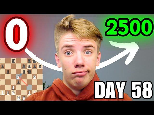 Day 58: Playing Chess Everyday Until 2500 ELO!