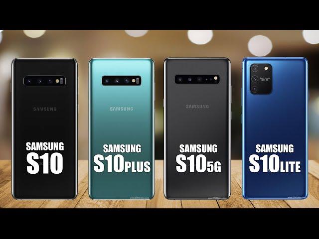 Samsung S10 VS Samsung S10+ VS Samsung S10 5G VS Samsung S10 Lite