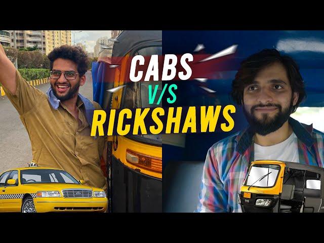 Cabs vs Auto-Rickshaws | Funcho