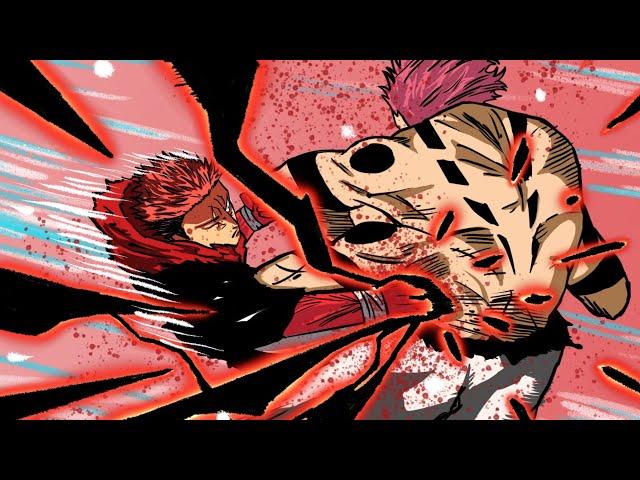 CRAZY ! YUJI BLACK FLASH SUKUNA  8 TIME ！！！｜JJK 257 Fan animation- Part 1