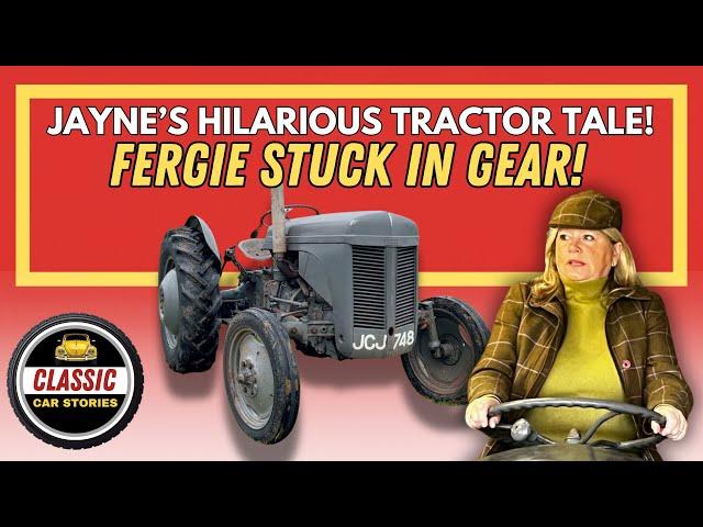 Jayne's Hilarious Tractor Adventure! The Fergie TE20