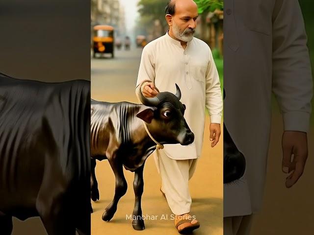 Heart Touching Story of Poor little Cow #cow #animalstories #youtubeshorts