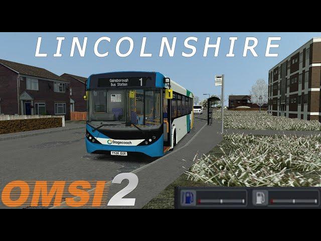 Omsi 2 | Lincolnshire V4.01 | 1| Morton Vanessa Drive - BUS Station-Park Springs     #omsi2