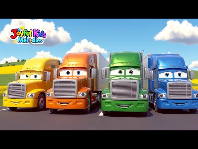 Baa Baa Big Truck song + More Nursery Rhymes & Kids Songs - Joyful Kids Melodies