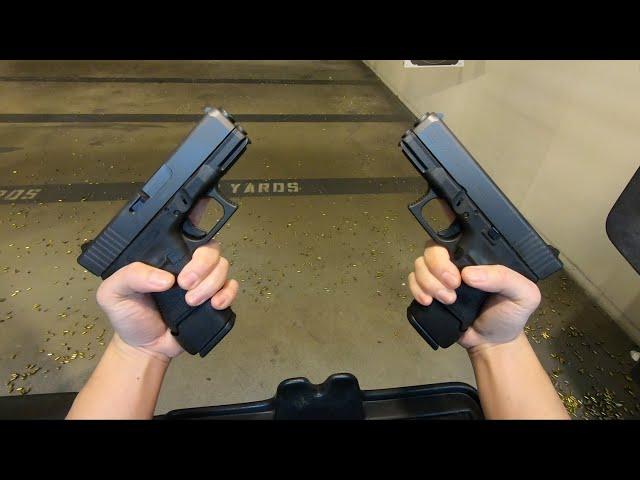 Glock 30SF vs Glock 29SF - with Pachmayr Mag Sleeves / Grip Extenders (.45ACP vs 10mm)