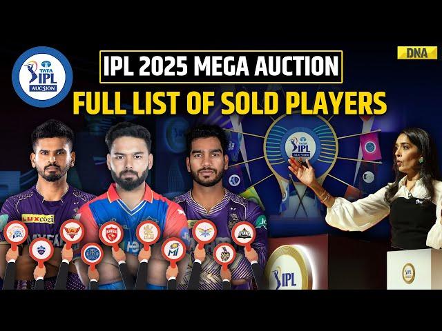 IPL Auction 2025: IPL 2025 Auction Day 1 Highlights, Full List Of Players Sold In IPL Mega Auction