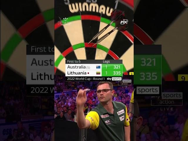 A WIRE FROM HISTORY!  | Australia's eight perfect darts at the 2022 World Cup!