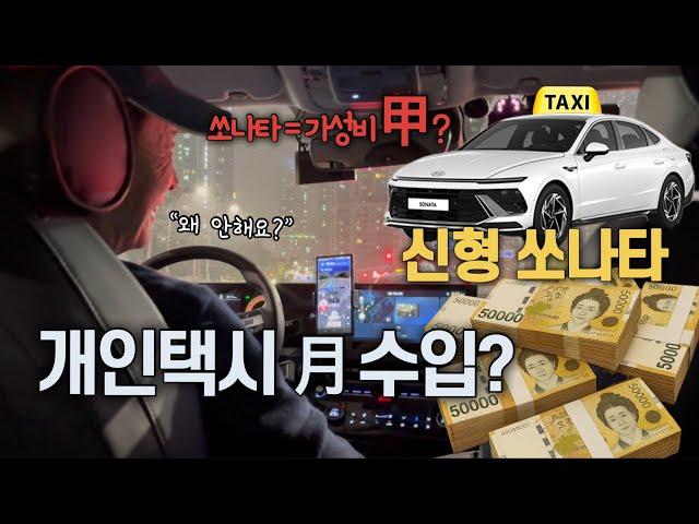 신형 쏘나타로 개인택시 하면 월 얼마나 벌까?ㅣ기사님 인터뷰ㅣSONATA