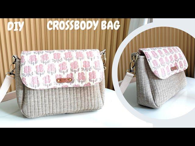 Sewing Tutorial Crossbody Bag | DIY Crossbody Bag Tutorial